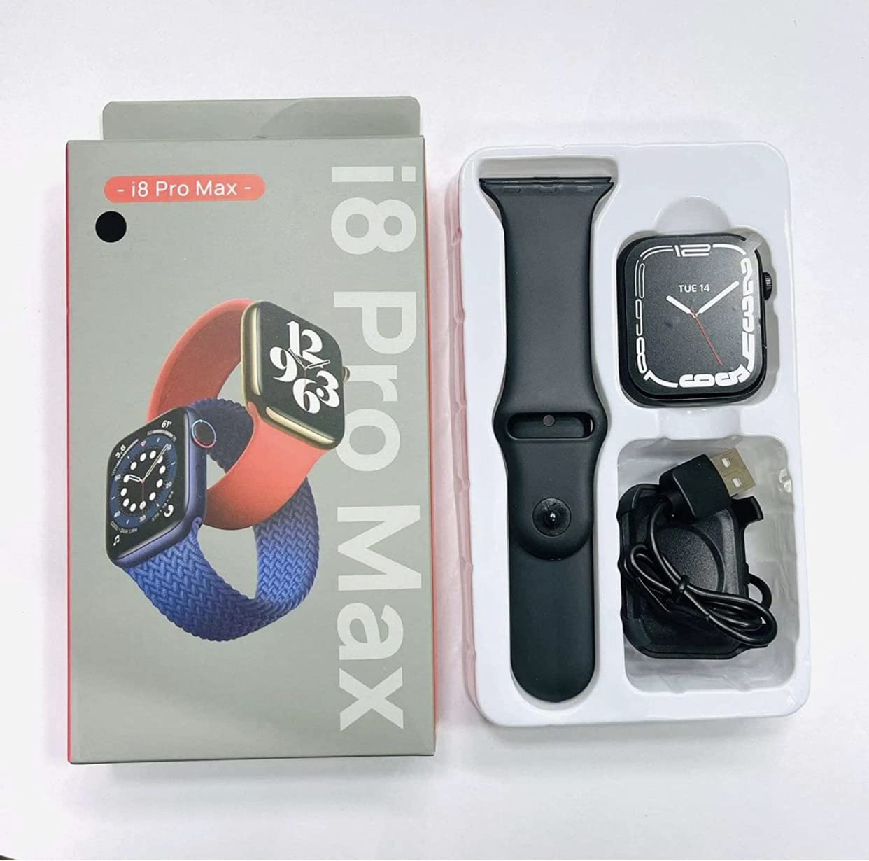 i8 Pro Max Smartwatch Unisex (Black)